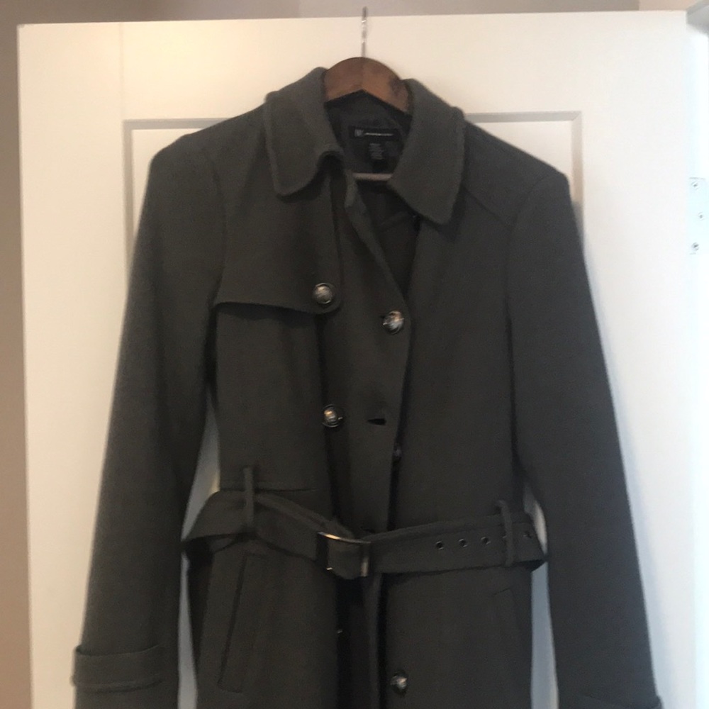 Olive Green International Concepts Pea Coat Size M
